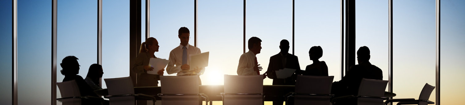 Business People Working In a Conference Room