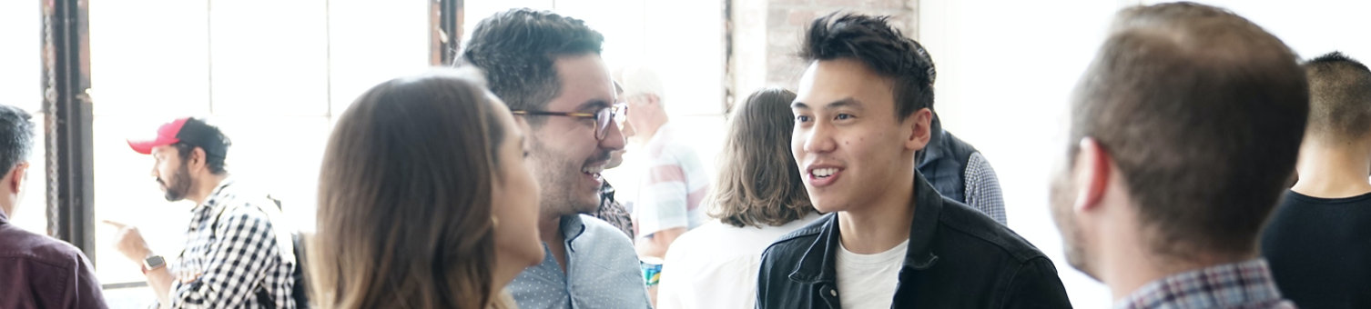People meeting and networking