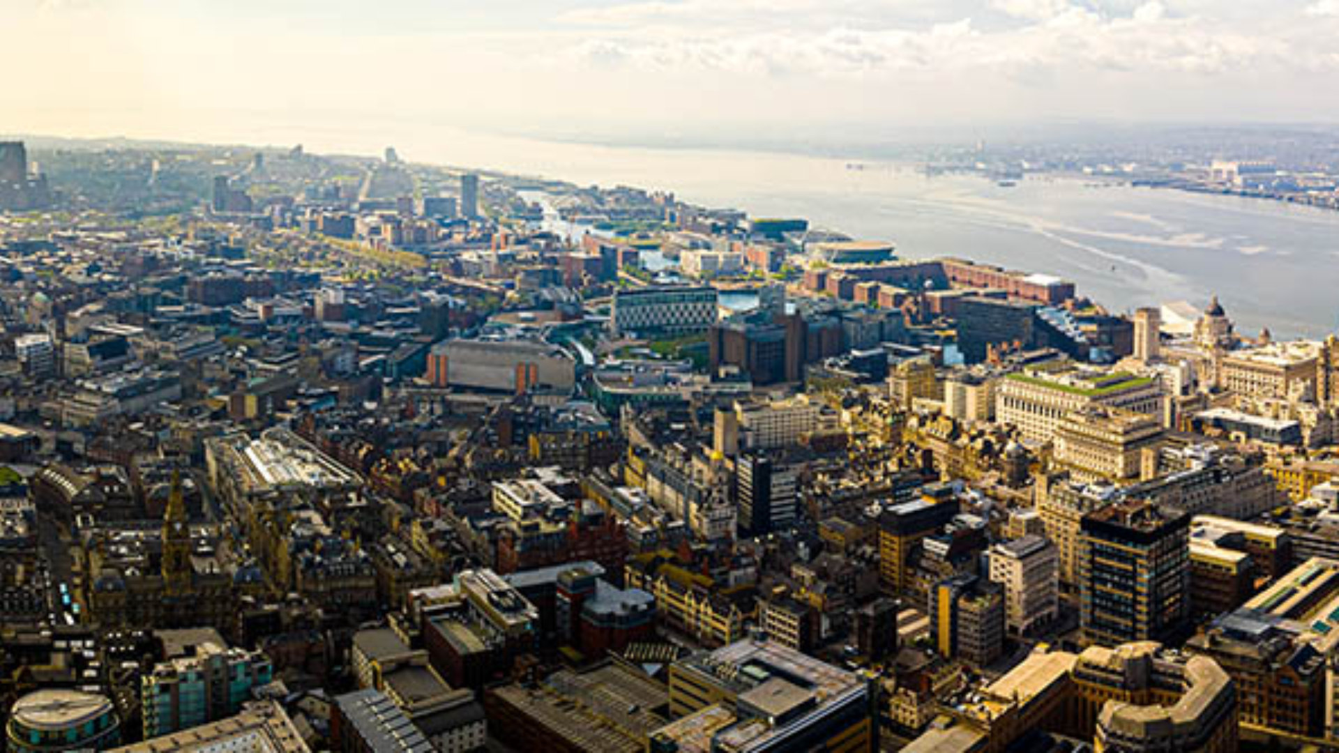 Aerial View of Liverpool