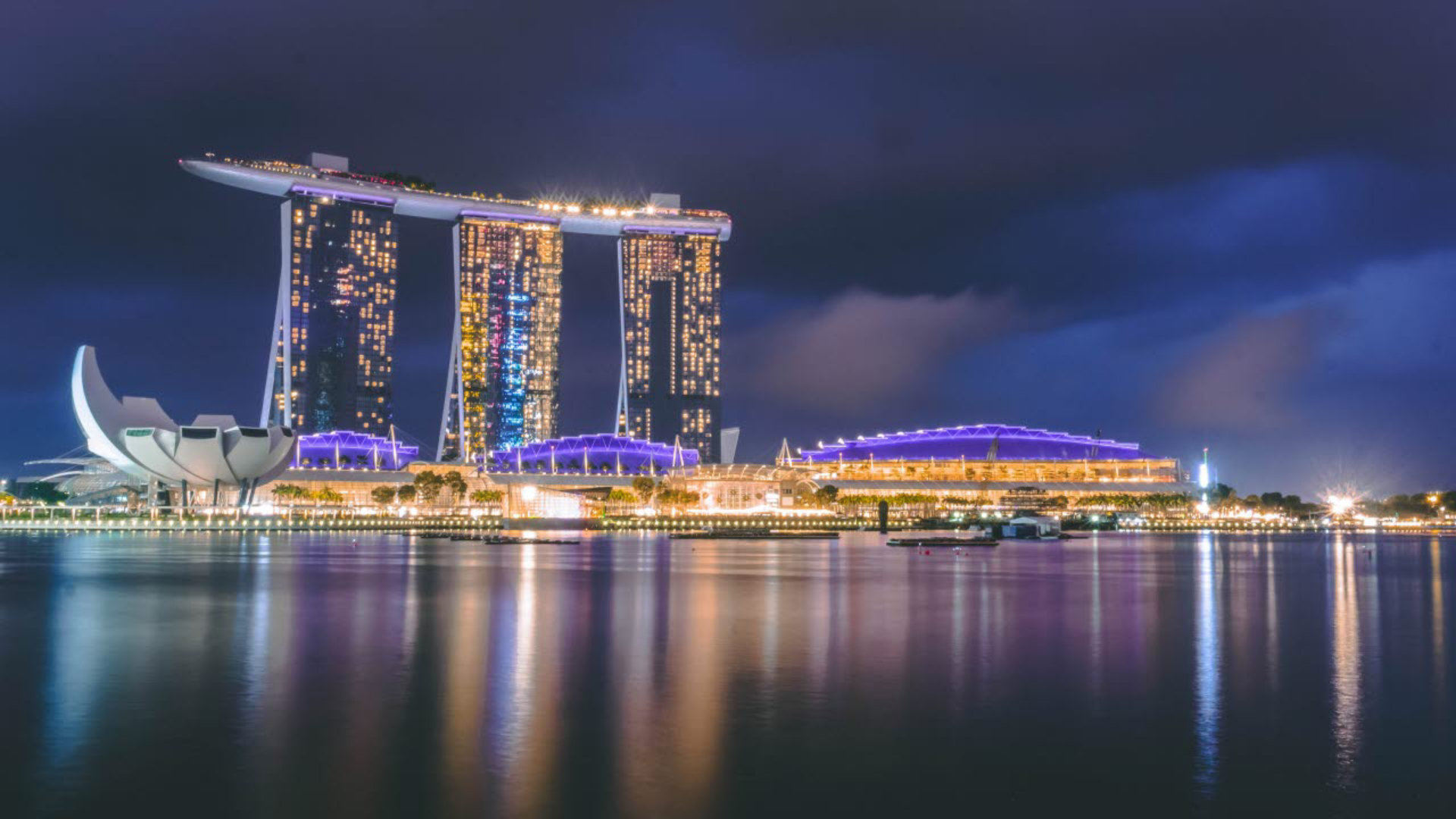 Singapore at night