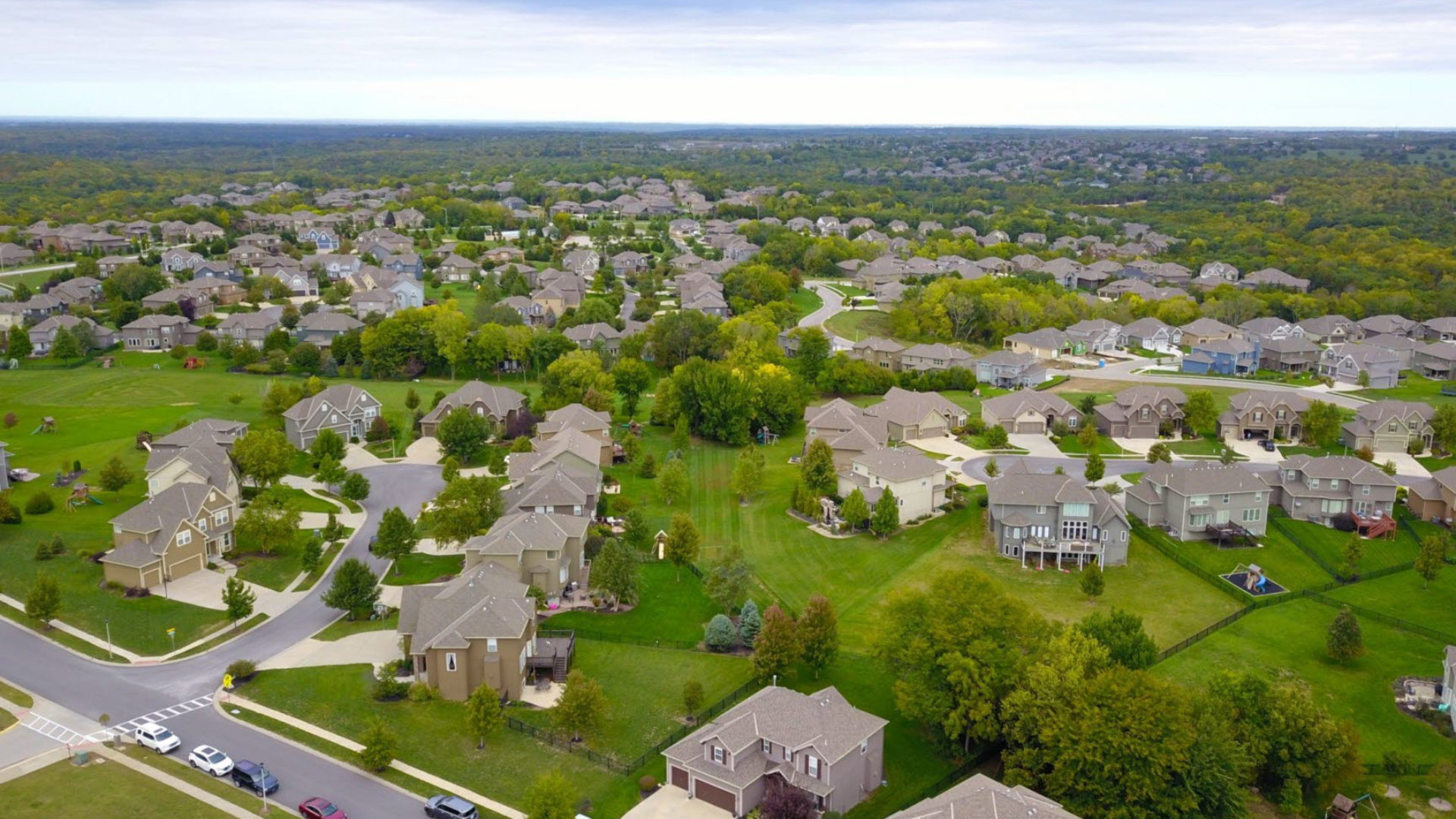 Suburban houses