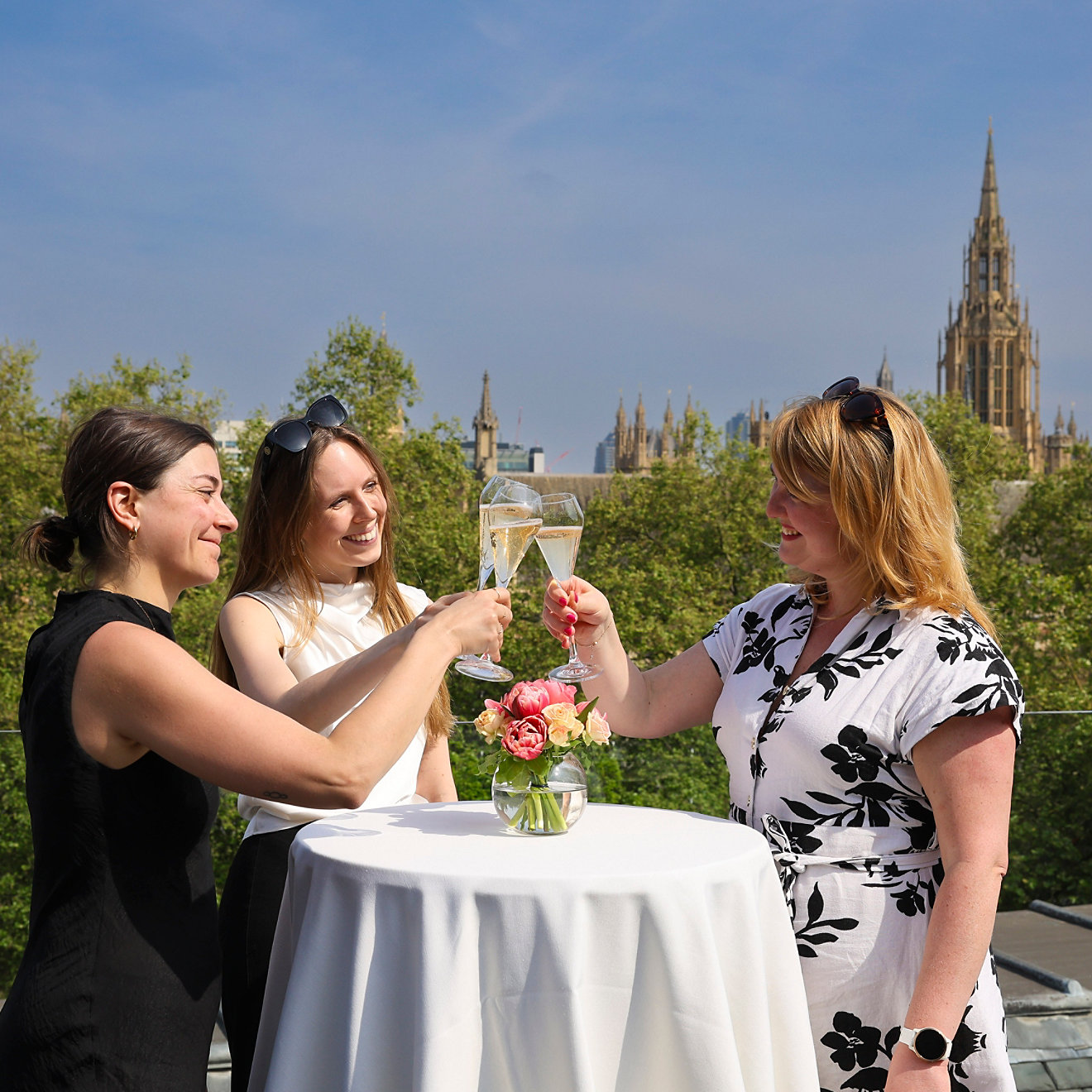 An event on the balcony of RICS London headquarters