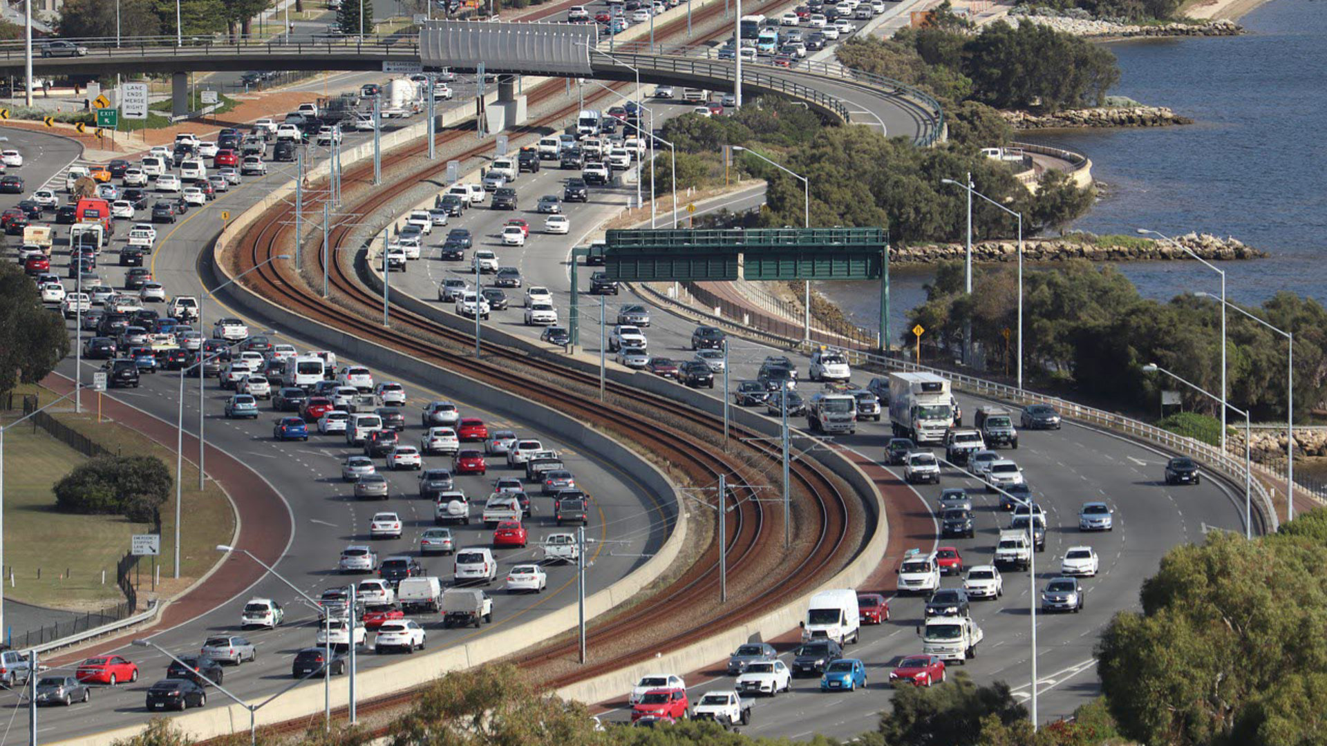 Picture of traffic on motorway