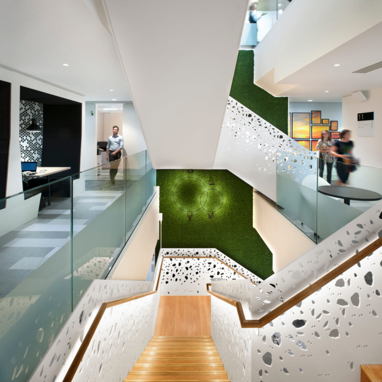 Deloitte's interior building