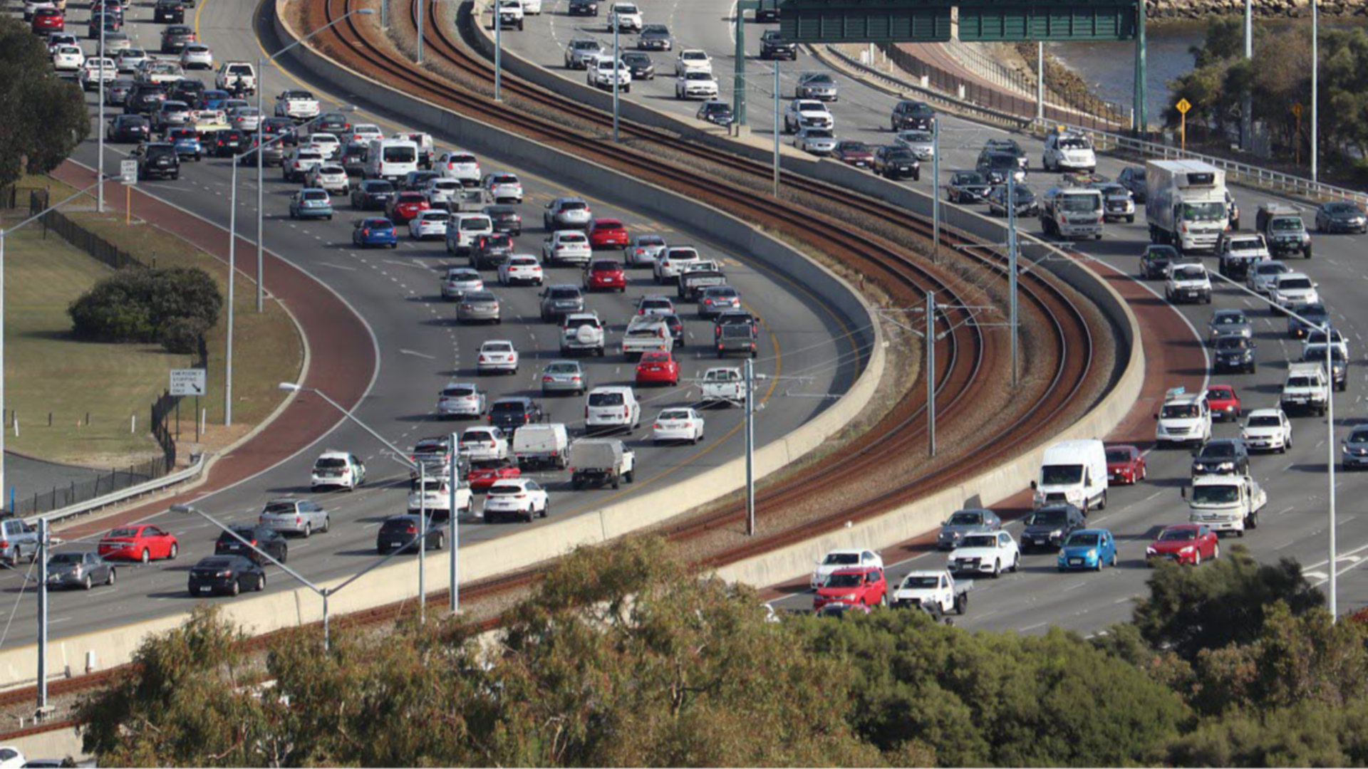 Picture of traffic on motorway
